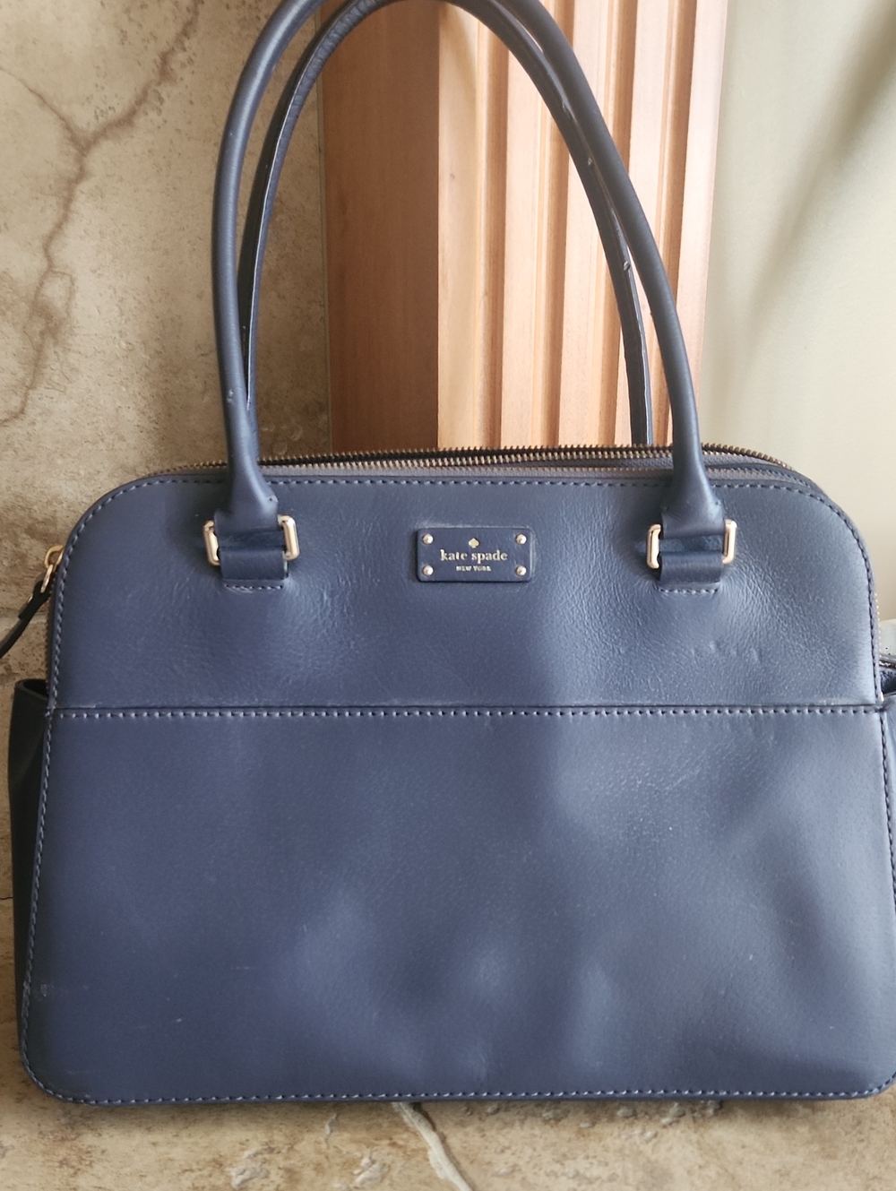Kate Spade Periwinkle Lana Grove Street Satchel